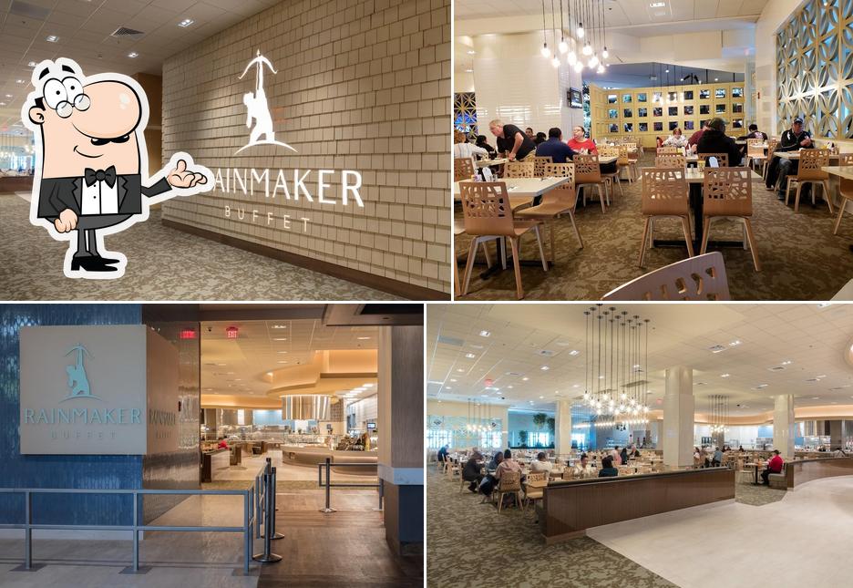 The interior of Rainmaker Buffet at Foxwoods