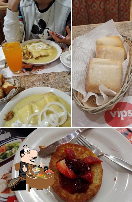 Food at Vips Madero Ritz