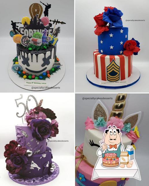 Look at the pic of Specialty Cakes & Desserts