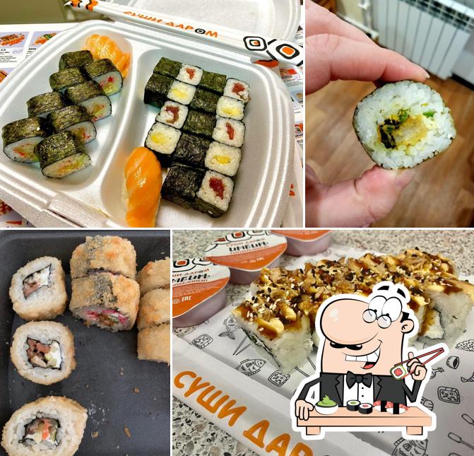 Закажите разные сеты суши