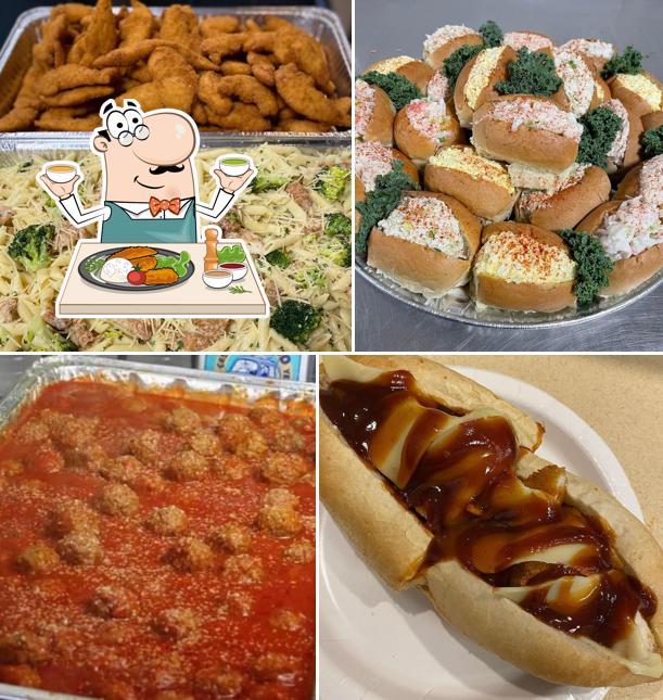 Food at Destino's Subs & Catering