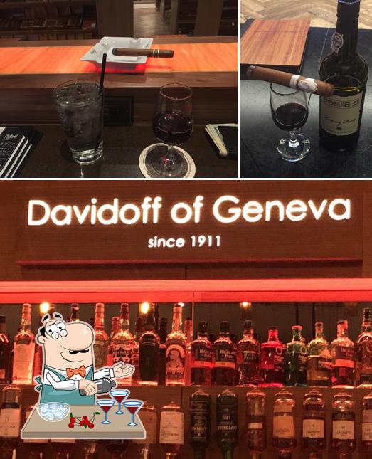 Davidoff of Geneva serves a variety of alcoholic beverages