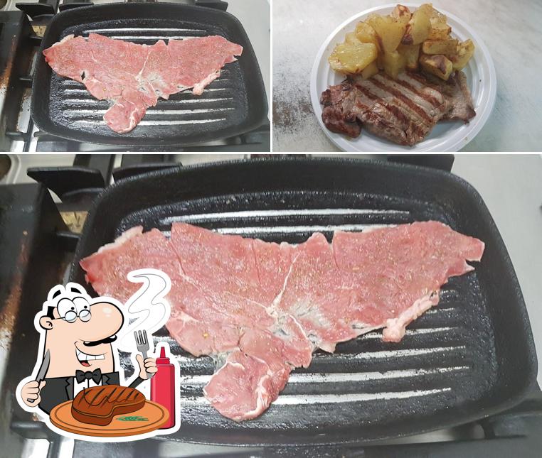 Prova i un pasto a base di carne a Antica Panelleria Za Paolina