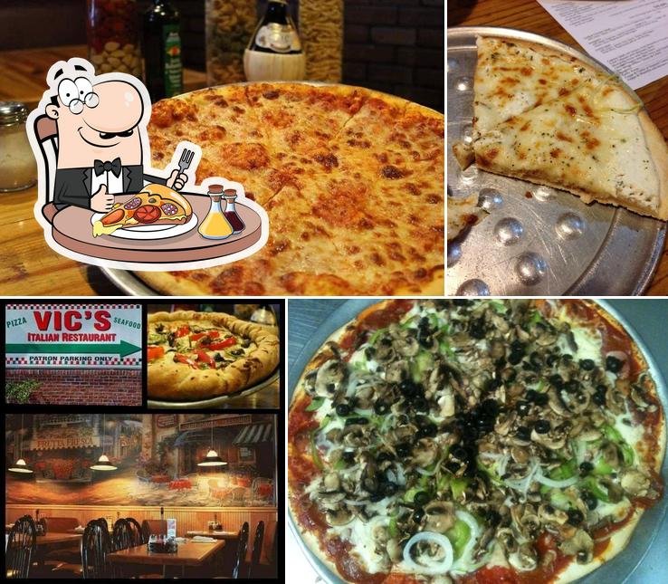 Vic's Pizza Italian Restaurant in Sebastian Restaurant menu and reviews