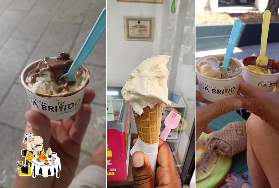 Cibo al Gelateria Da Brivido 100%naturale