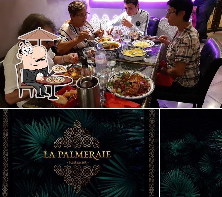 Voici l’image affichant la extérieur et intérieur sur Restaurant La Palmeraie - Spécialités Tunisiennes