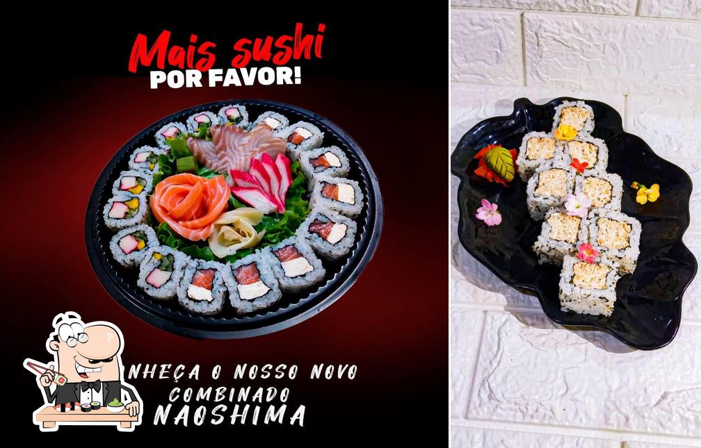 Experimente diversas opções de sushi