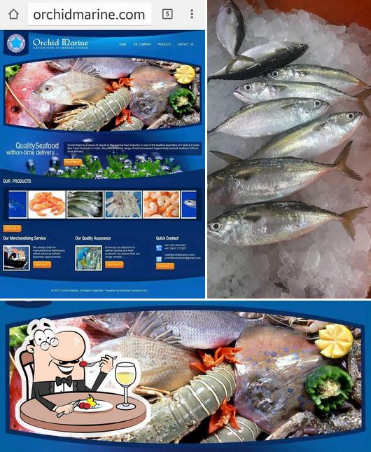 Food at Orchid Marine Processors & Exporters of Seafoods