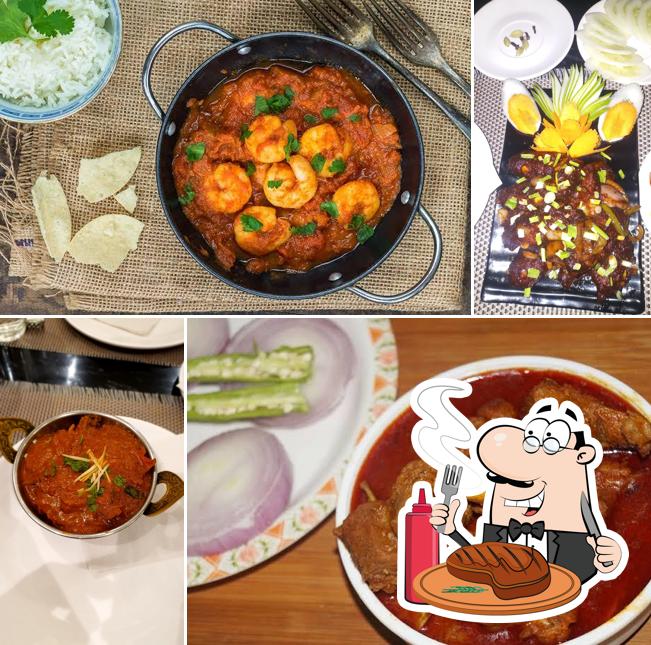 Try out meat meals at THE SHAHI DARBAR
