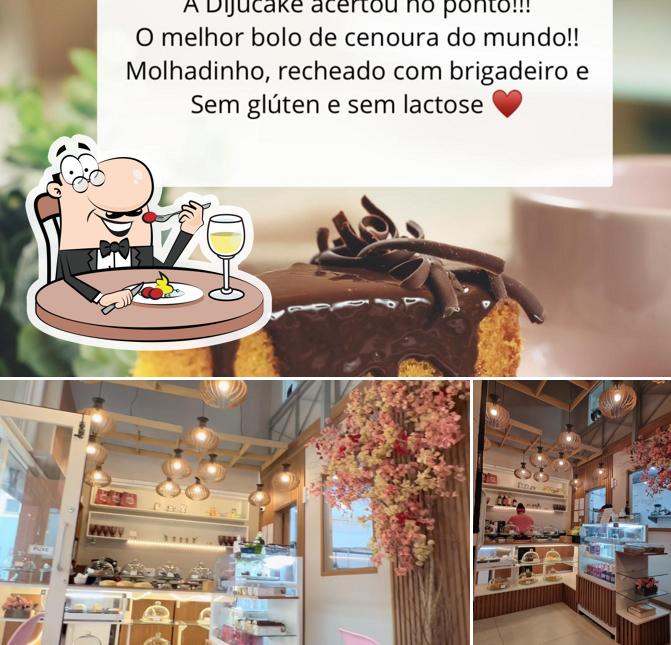 Comida em DiJuCake Confeitaria sem Glúten e sem Lactose