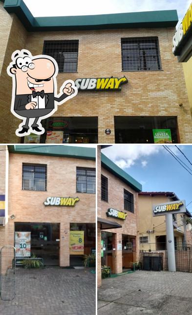 O exterior do SUBWAY