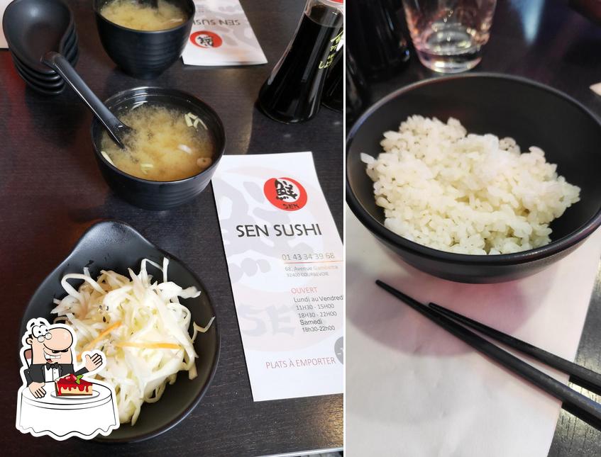 Sen Sushi offre une éventail de plats sucrés