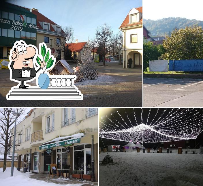 Puoi goderti l'aria fresca da seduto all'esterno di Caffe bar Domenica