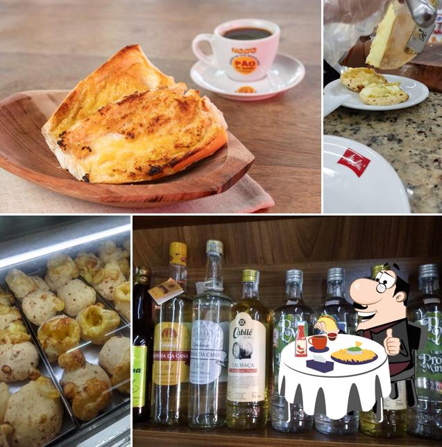 Prato de queijo em Nosso Pão de Queijo I Km 701