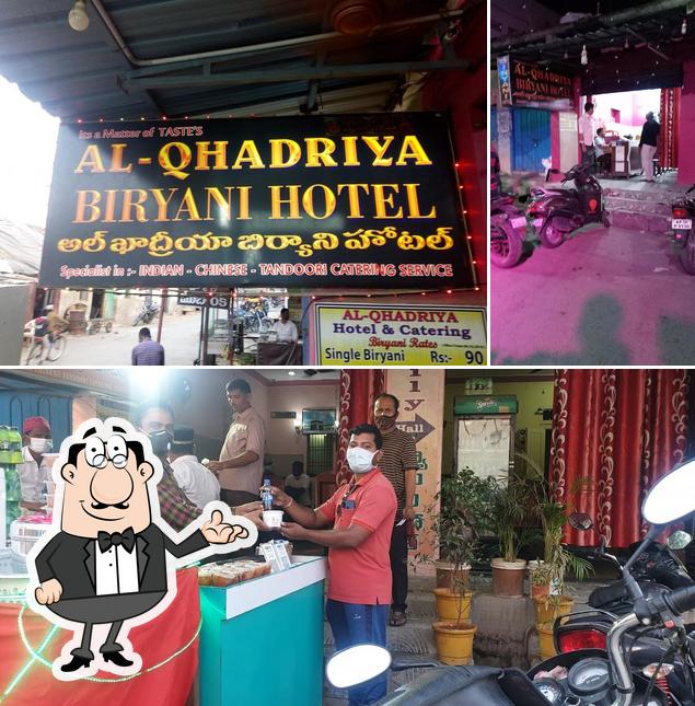 The interior of AL-QHADRIYA HOTEL KALYANI & CHICKEN BIRYANI