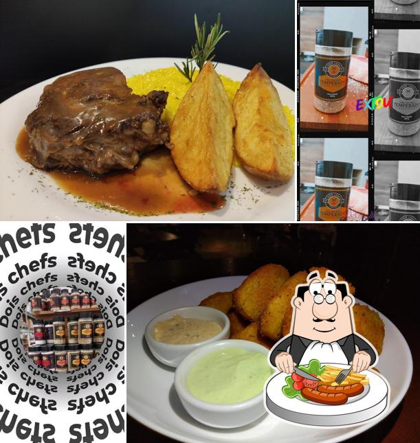 Comida em Dois Chefs Gastronomia