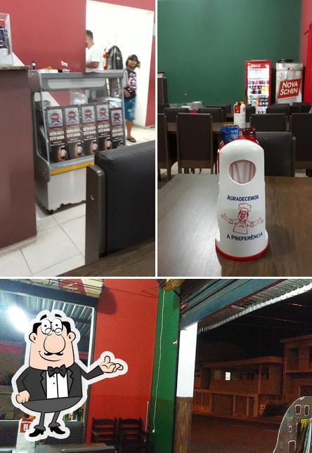 O interior do Dorigo's Pizzaria