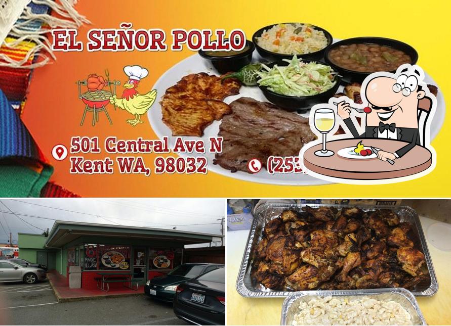Food at El Senor Pollo De Kent