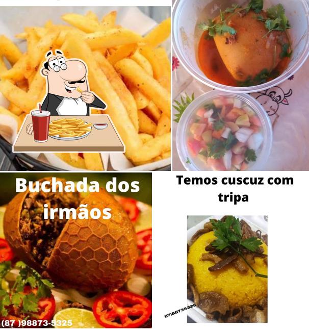 Batata frita em Frango Assado Dois Irmãos