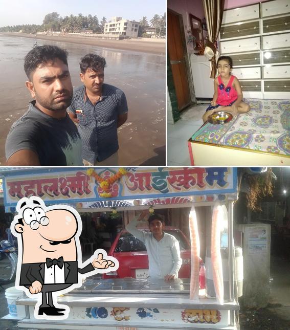 The image of Mahalaxmi Ice Cream Ashagad Dahanu’s interior and exterior