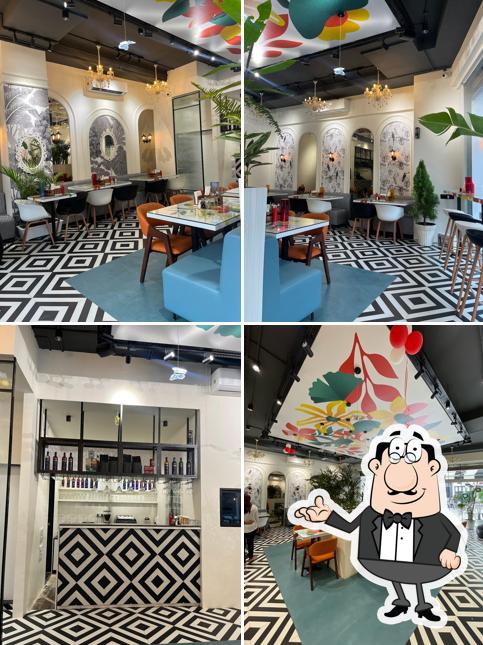 The interior of The Perspective Cafe