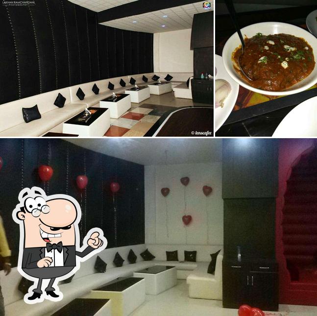 The photo of Hideout’s interior and food