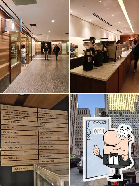 Blue Bottle Coffee, 1 Rockefeller Plaza in West New York Restaurant