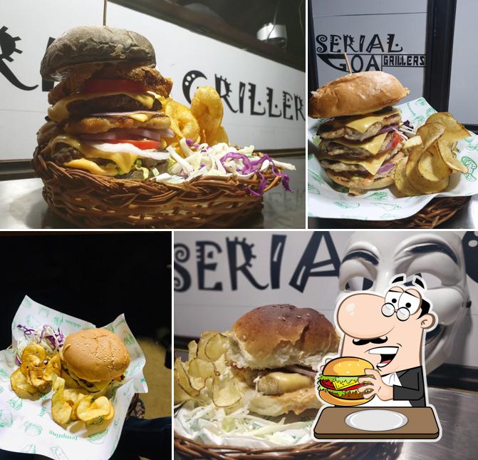 Get a burger at The Grillers Goa