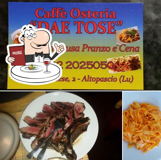 Еда в "Caffè Osteria Dae Tose"