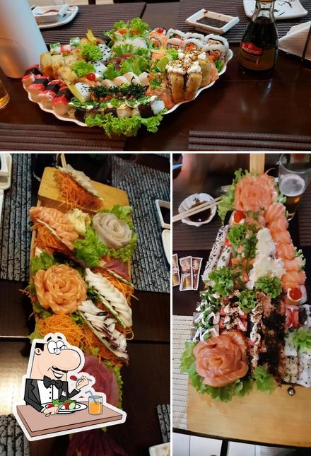 Comida em Ketsui Sushi Bar Restaurante Japonês