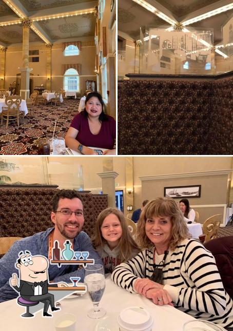 The interior of Mommy & Me Tea at West Baden Springs Hotel