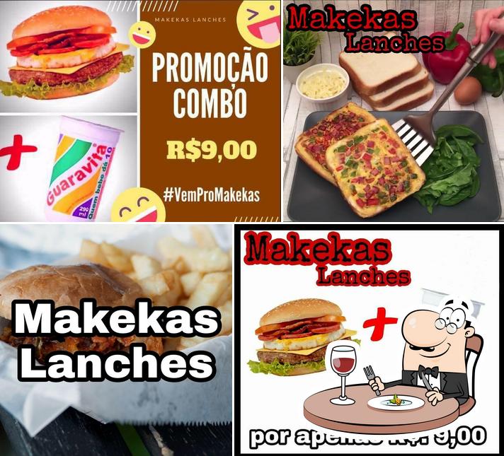 Platos en Makekas lanches