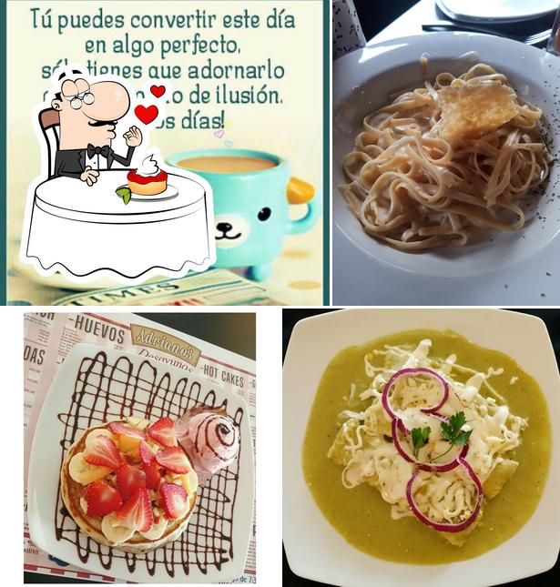 "Adriano's Chapalita Pizza y Pasta" предлагает разнообразный выбор сладких блюд