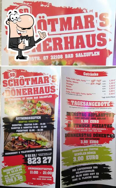 Здесь можно посмотреть снимок ресторана "Schötmar's Dönerhaus"