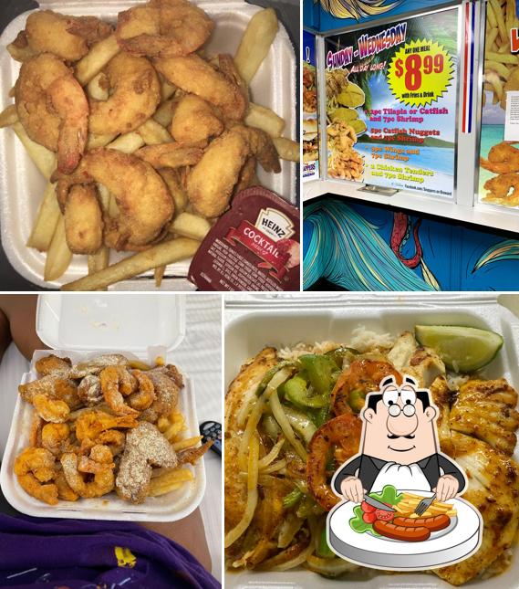 Meals at Snappers Fish And Chicken Broward Blvd