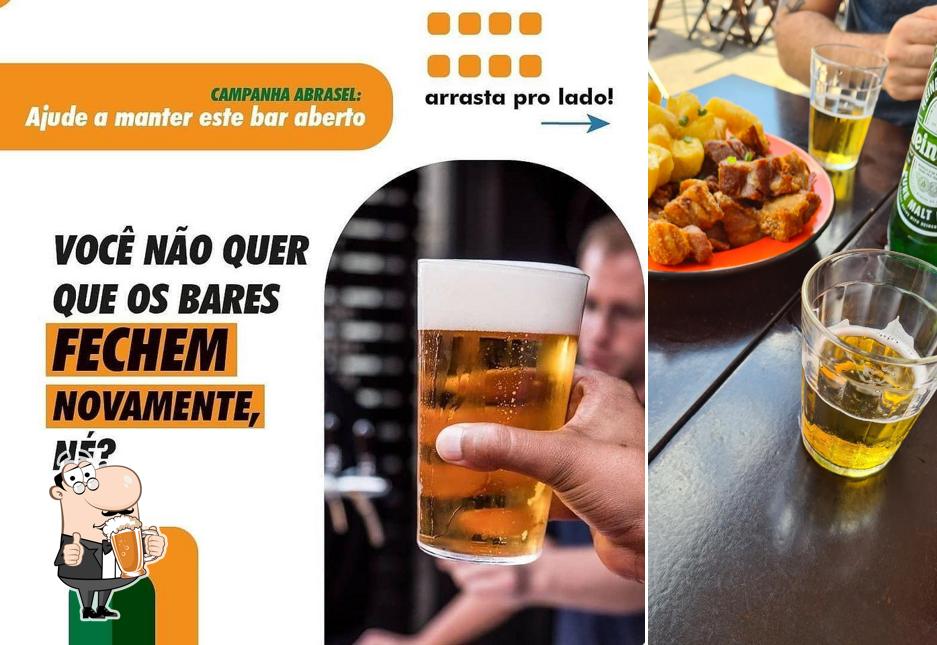 Você pode tomar um copo de cerveja leve ou escura