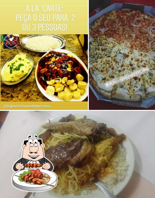 Comida em Big Bar Restaurante e Pizzaria