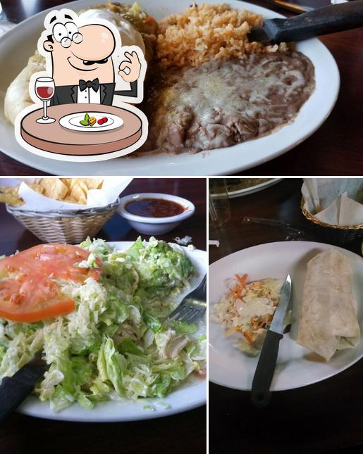 Food at Javi's Mexican Restaurant Hilmar, CA