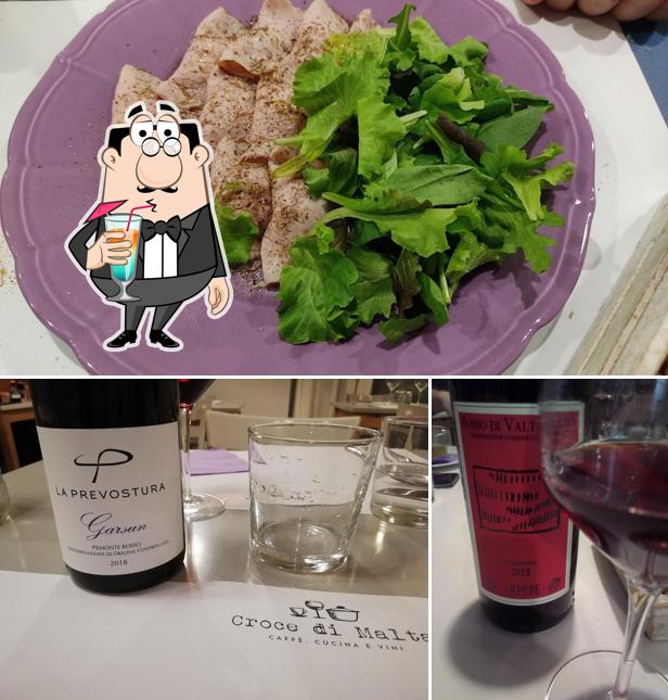 Las fotos de bebida y comida en Ristorante Croce di Malta
