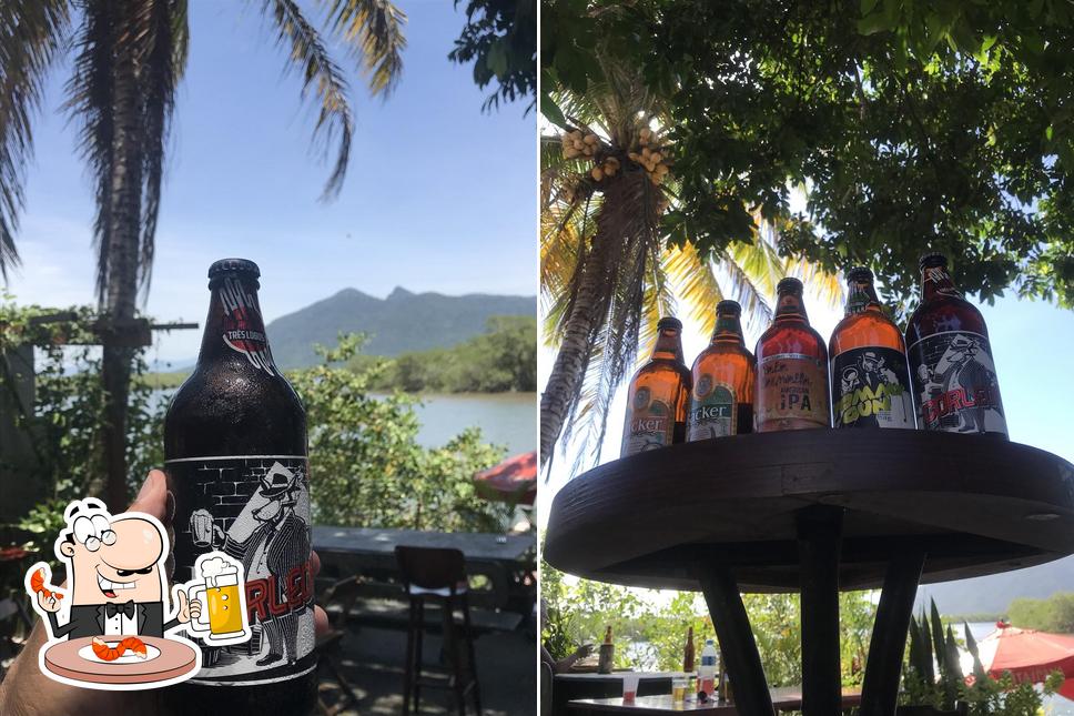 Quintal da Lena serve uma opção de cervejas