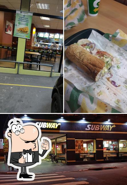 Look at the photo of Subway