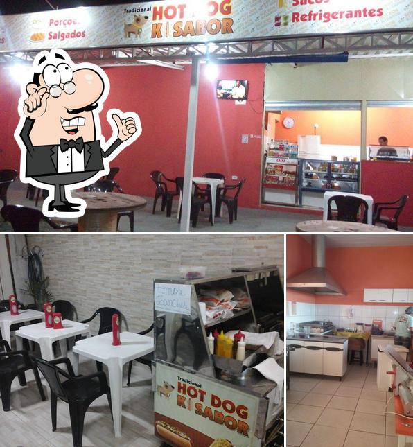 O interior do Hot dog kisabor