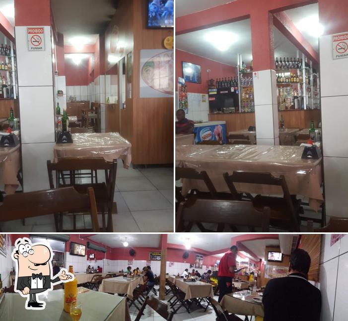 O interior do Nelore grill - Churrascaria e Pizzaria