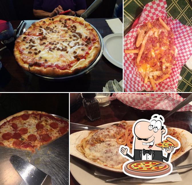 Pick pizza at Vinny's Italian Grill