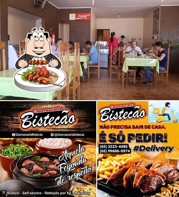 A imagem do Churrascaria Bistecão’s comida e interior