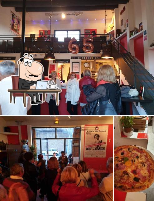 L’image de la intérieur et pizza concernant L'atelier Des 2J