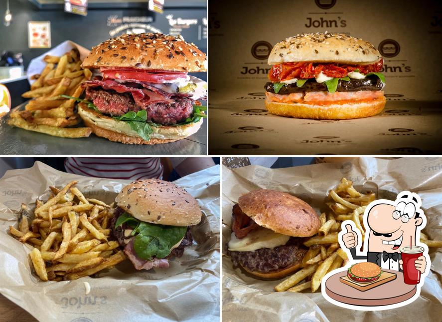 Faites-vous plaisir avec un hamburger à Jules Et John