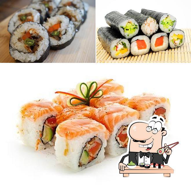 Presenteie-se com sushi no Sushi Okamoto