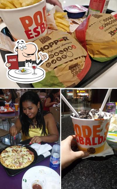 Comida em Burger King