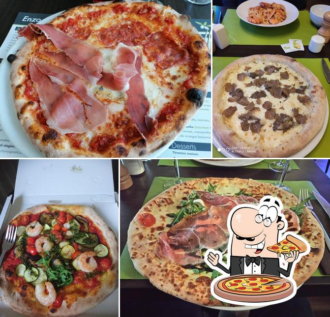 Try out pizza at Pizzeria Ristorante Enzo Milano